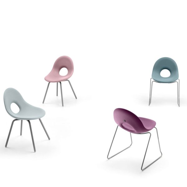 Candy Collezione Sedie, in polietilene, realizzato da Lyxo