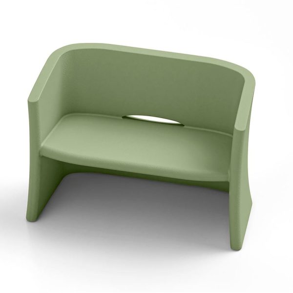 Divano Breeze, color agata, in polietilene, realizzato da Lyxo