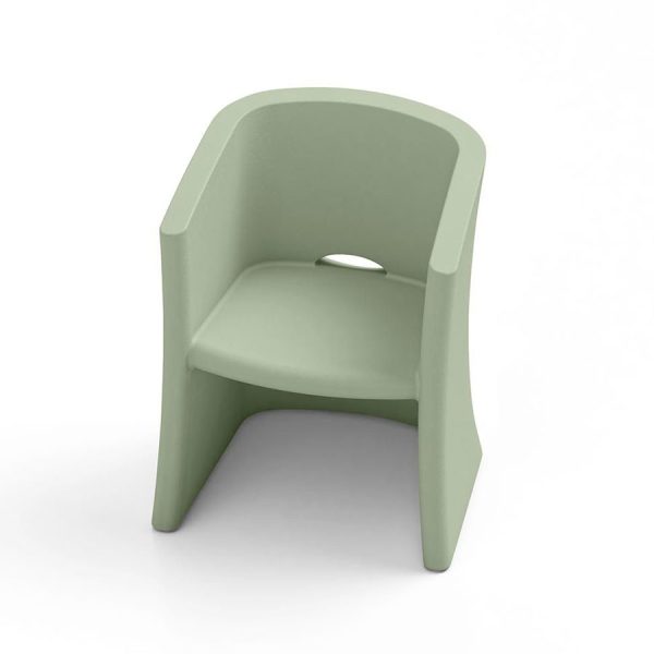 Poltrona Breeze, color giada, in polietilene, realizzato da Lyxo