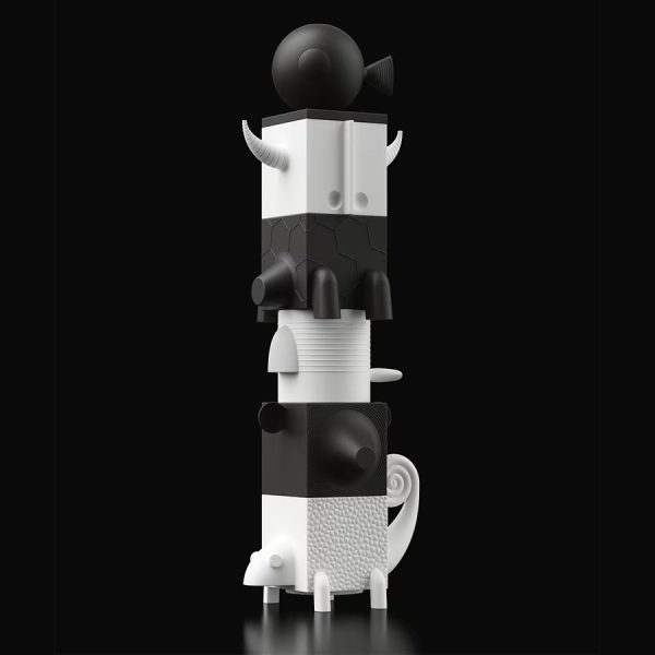Portaoggetti o portavasi. Collezione Fera oggetti di design in polietilene realizzati da Lyxo.