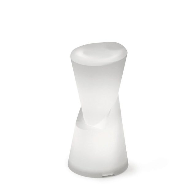 Dot Sgabello, luminoso, in polietilene, realizzato da Lyxo