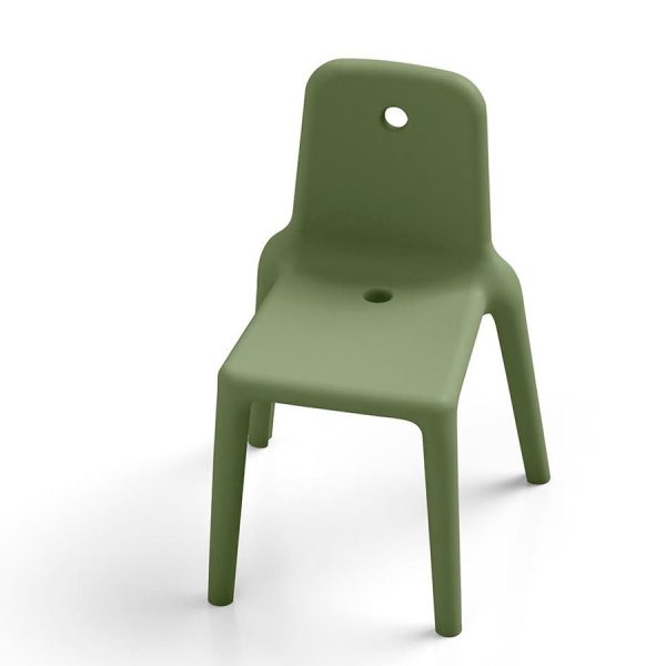 Mellow Sedia, color agata, in polietilene, realizzato da Lyxo