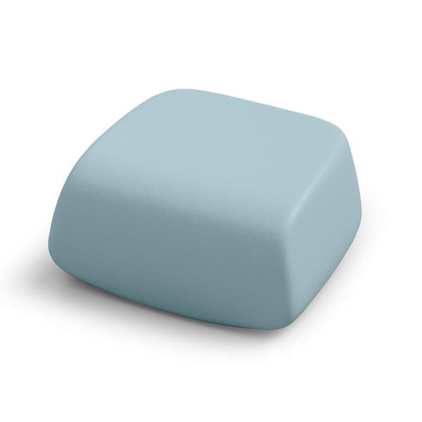 Sugar Pouf, color zaffiro, in polietilene, realizzato da Lyxo