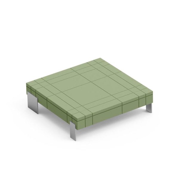Rhor tavolino modulabile color agata, in polietilene, realizzato da Lyxo