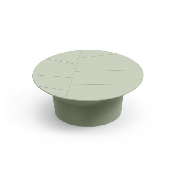 Vera Tavolino, color giada, in polietilene, realizzato da Lyxo