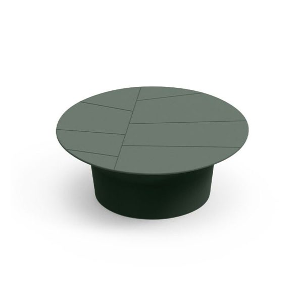 Vera Tavolino, color smeraldo, in polietilene, realizzato da Lyxo