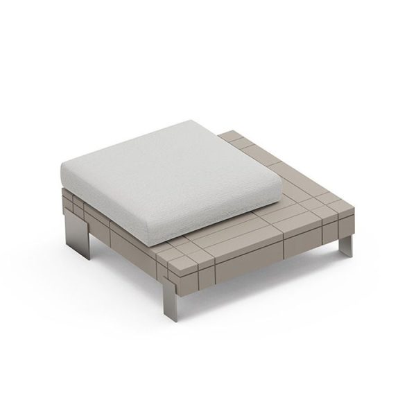pouf rhor per divano modulare colore ambra