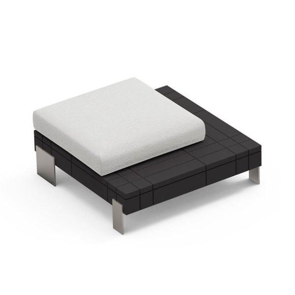 pouf rhor per divano modulare colore onice