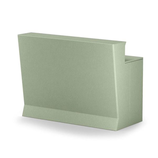 Bancone Bar Marvy Lyxo-Bancone Modulare, color giada, in polietilene per esterno e interno-Greenterest