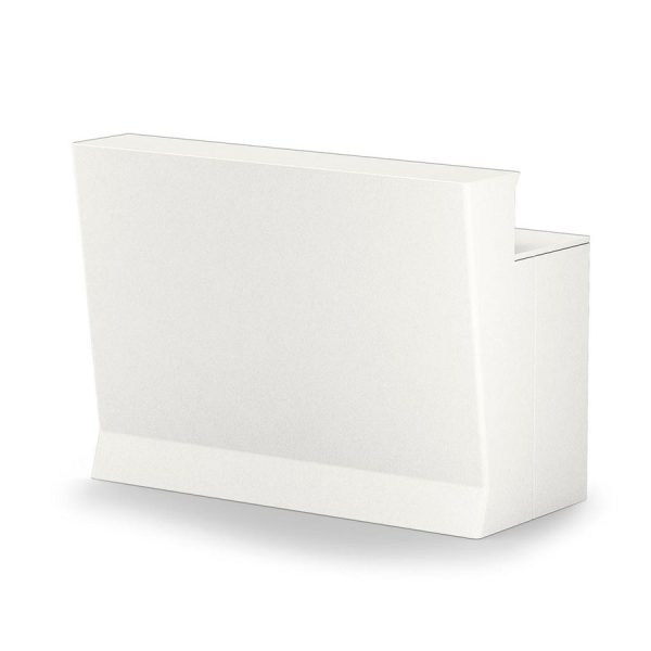 Bancone Bar Marvy Lyxo-Bancone Modulare, color perla, in polietilene per esterno e interno-Greenterest