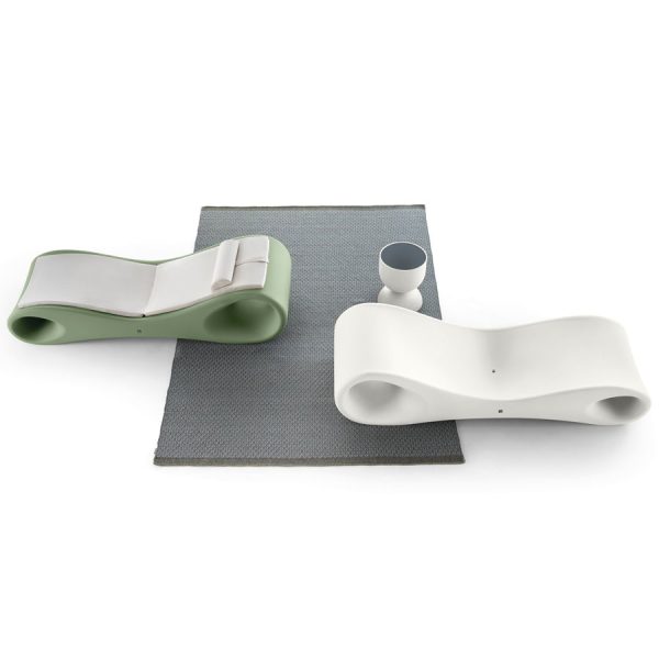 Lettini prendisole Slice, in polietilene, realizzati da Lyxo Greenterest