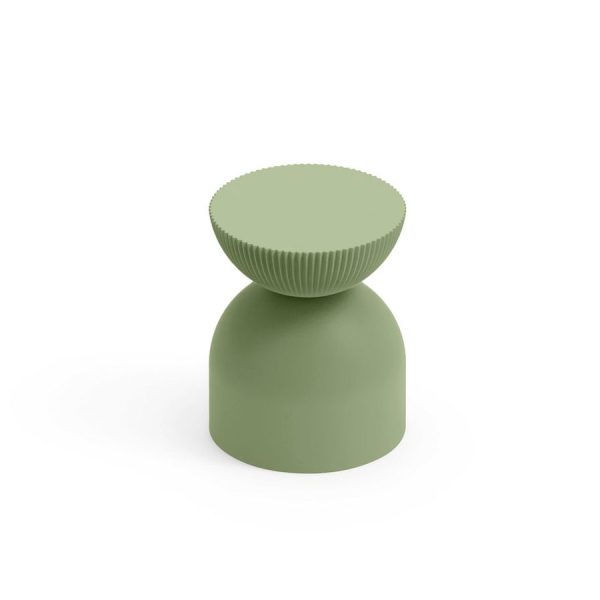 Sgabello da esterno Illo, color agata, in polietilene, realizzato da Lyxo Greenterest