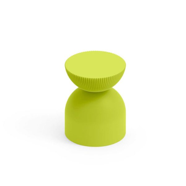 Sgabello da esterno Illo, color tormalina, in polietilene, realizzato da Lyxo Greenterest