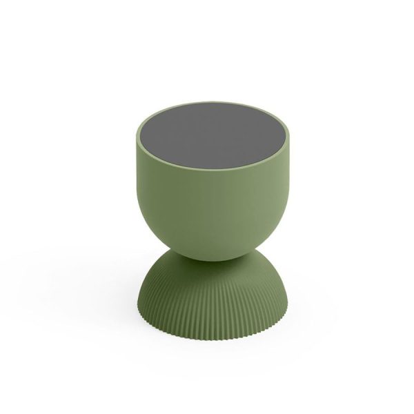 Tavolino da esterno Illo, color agata, top antracite, in polietilene, realizzato da Lyxo Greenterest