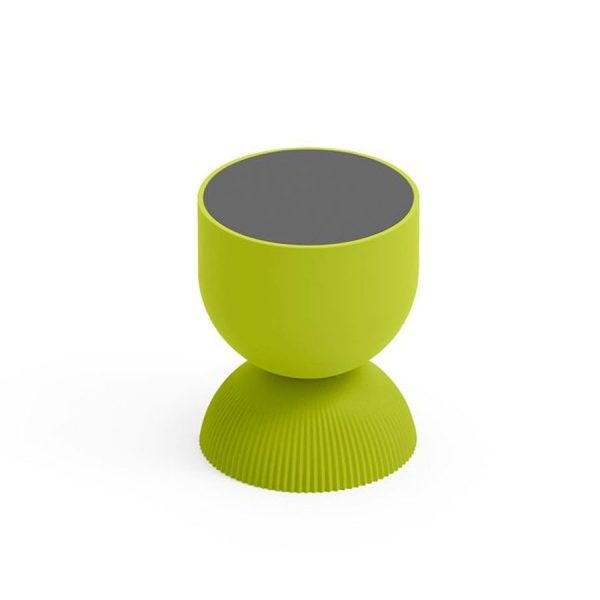 Tavolino da esterno Illo, color tormalina, top antracite, in polietilene, realizzato da Lyxo Greenterest