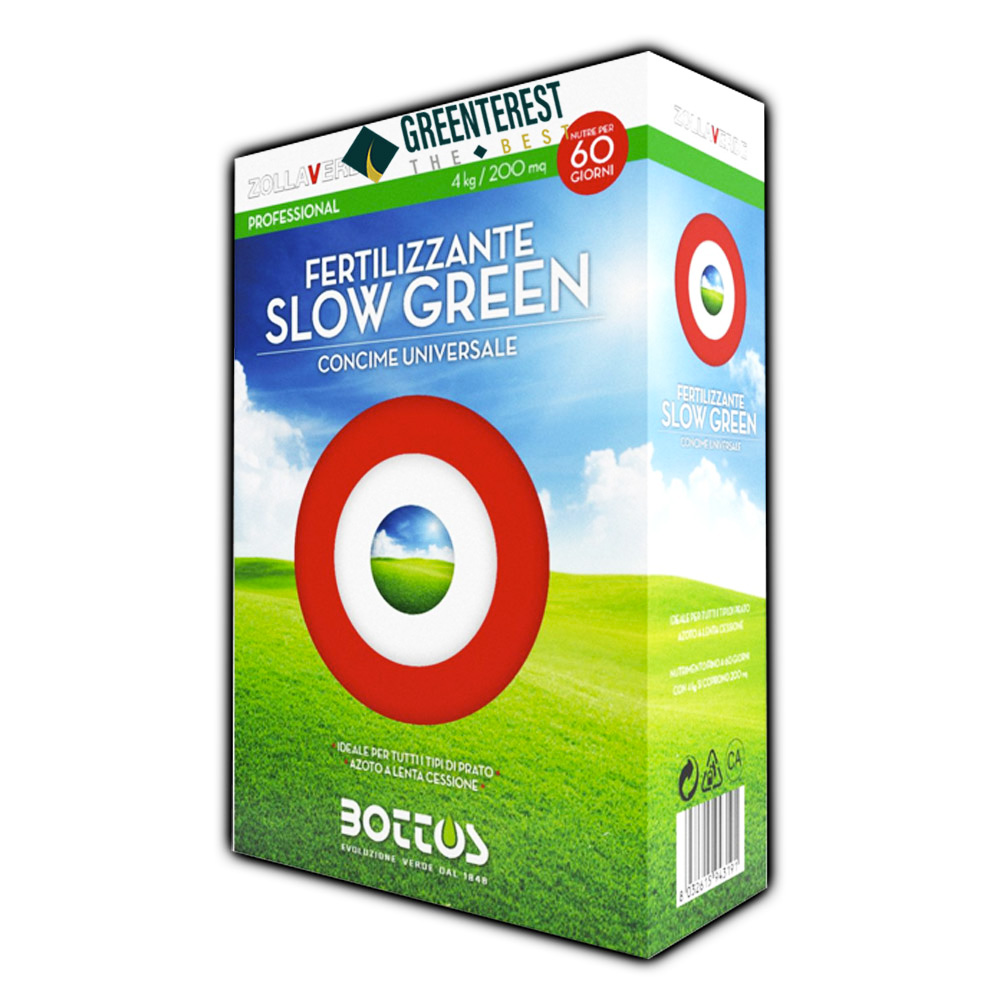 BOTTOS SLOW GREEN 4 Kg | Concime Prato Spinta Vegetativa